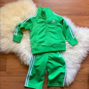 Adidas Tracksuit Green